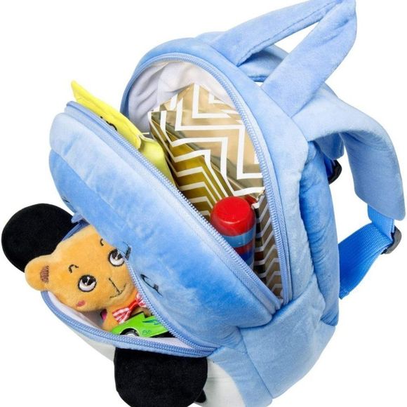 Plush Mini Kids School Backpack - Picture 2 of 9